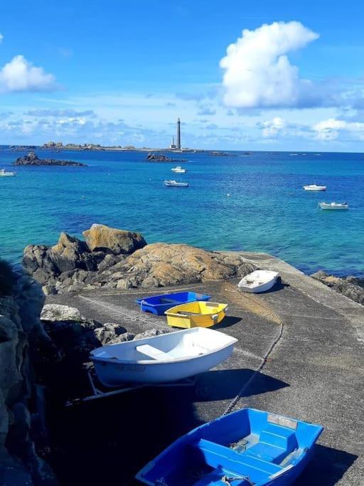 Jolie Maison De Vacances A 5 Mn A Pied Des Plages Landéda Exterior foto
