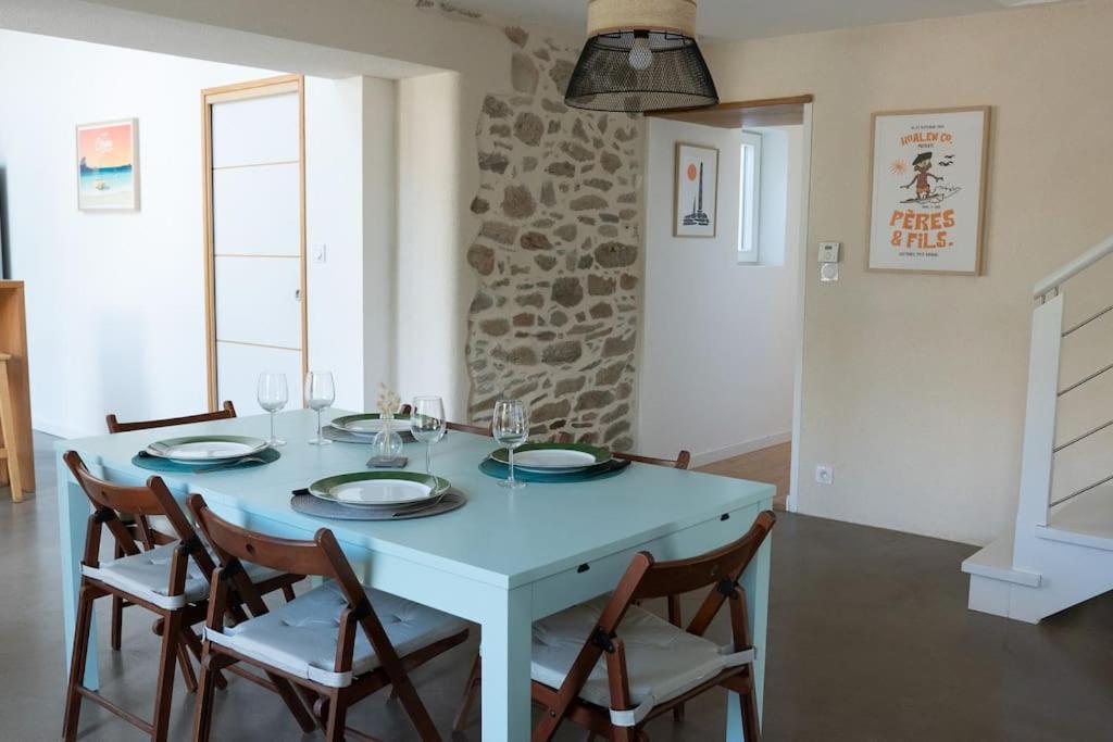 Jolie Maison De Vacances A 5 Mn A Pied Des Plages Landéda Exterior foto